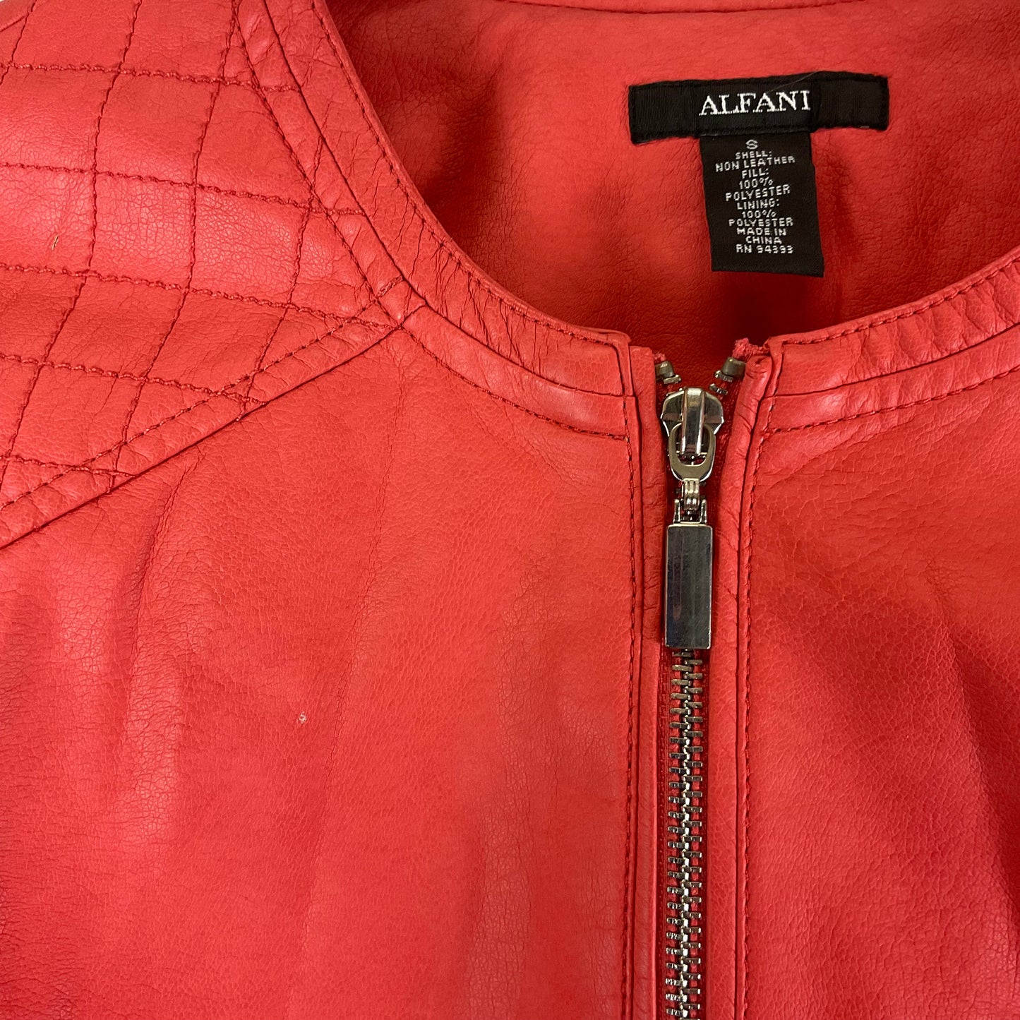 Jacket Other By Alfani In Coral, Size: S