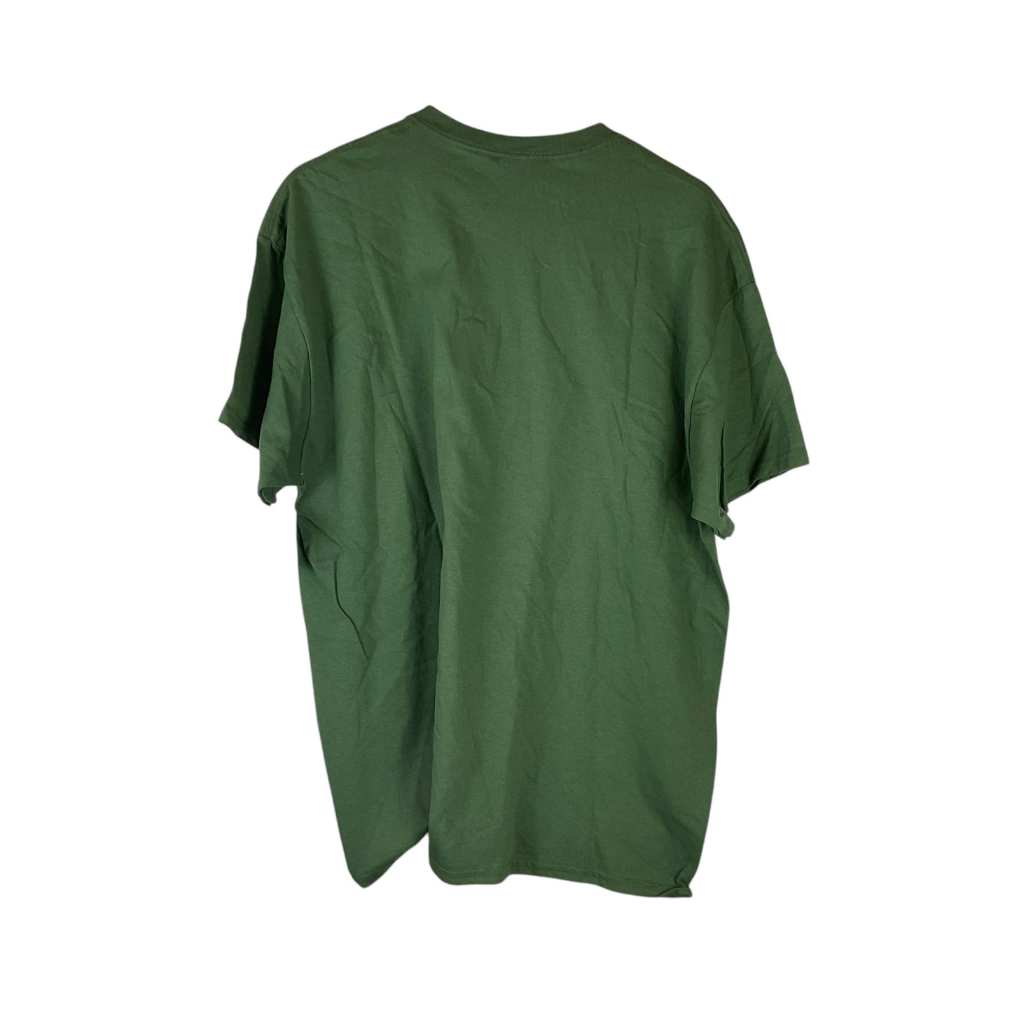 Top Short Sleeve By Gildan In Green, Size: Xl