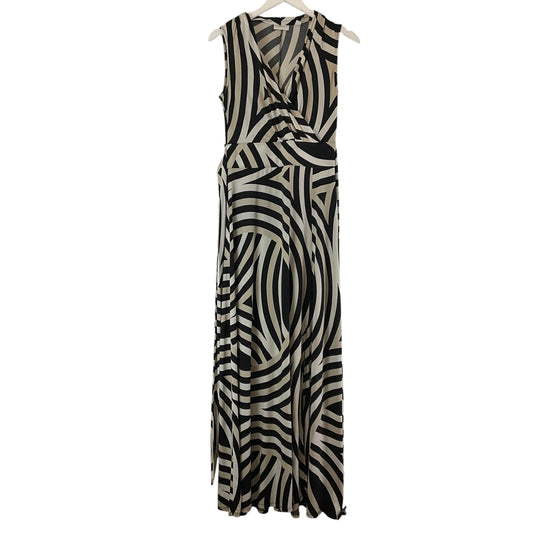 Dress Casual Maxi By New York And Co In Black & Cream, Size: Xs