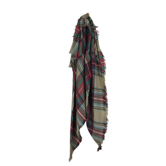 Scarf Winter By Clothes Mentor In Plaid Pattern