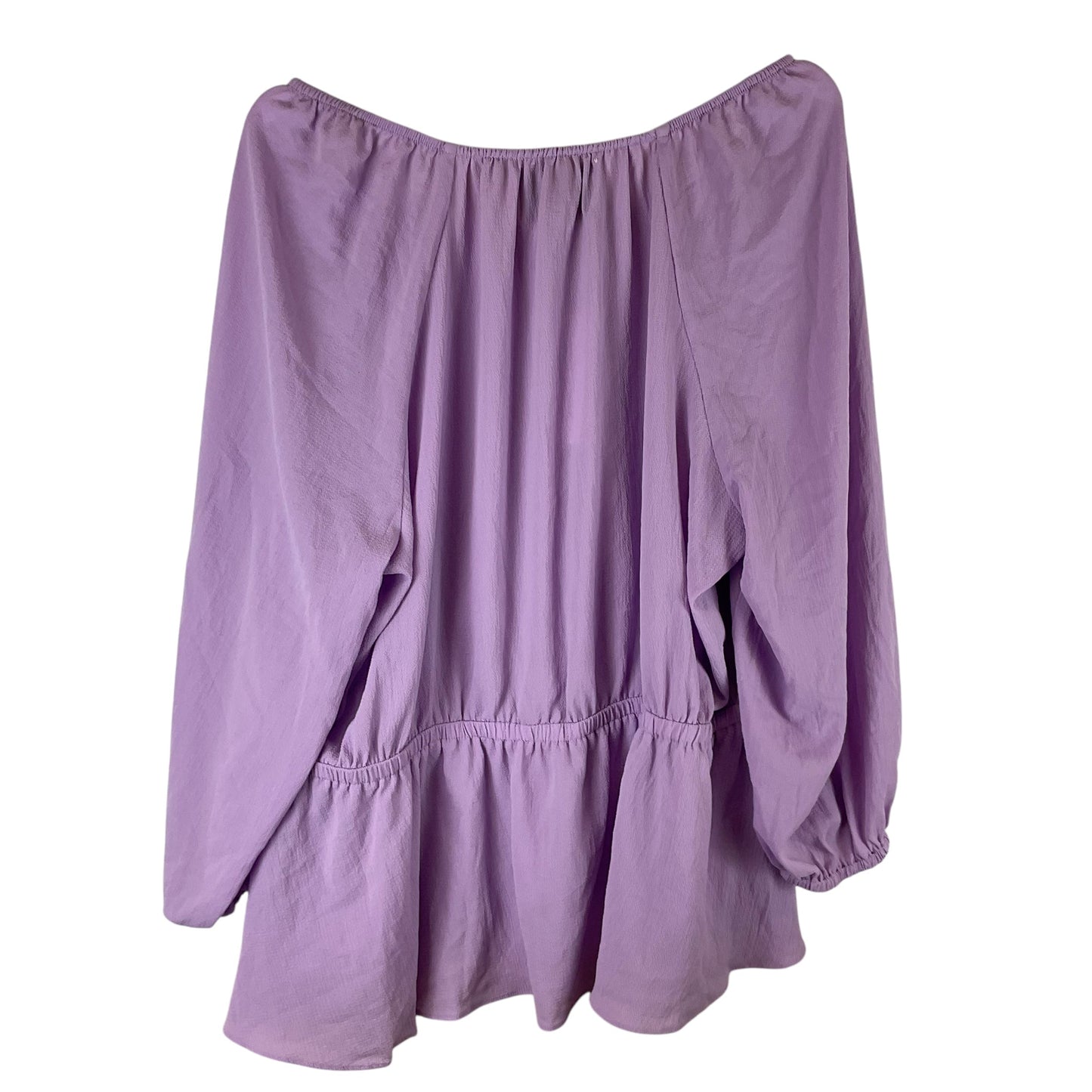 Top Long Sleeve By Lane Bryant In Purple, Size: 24