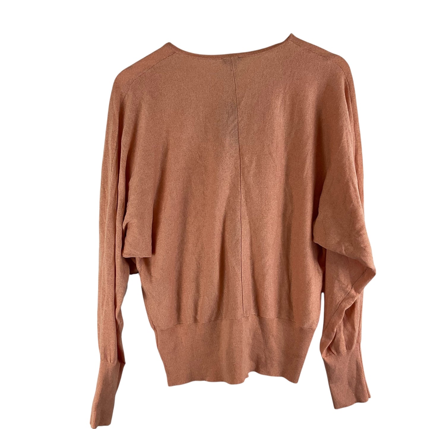 Top Long Sleeve By Express In Orange, Size: L