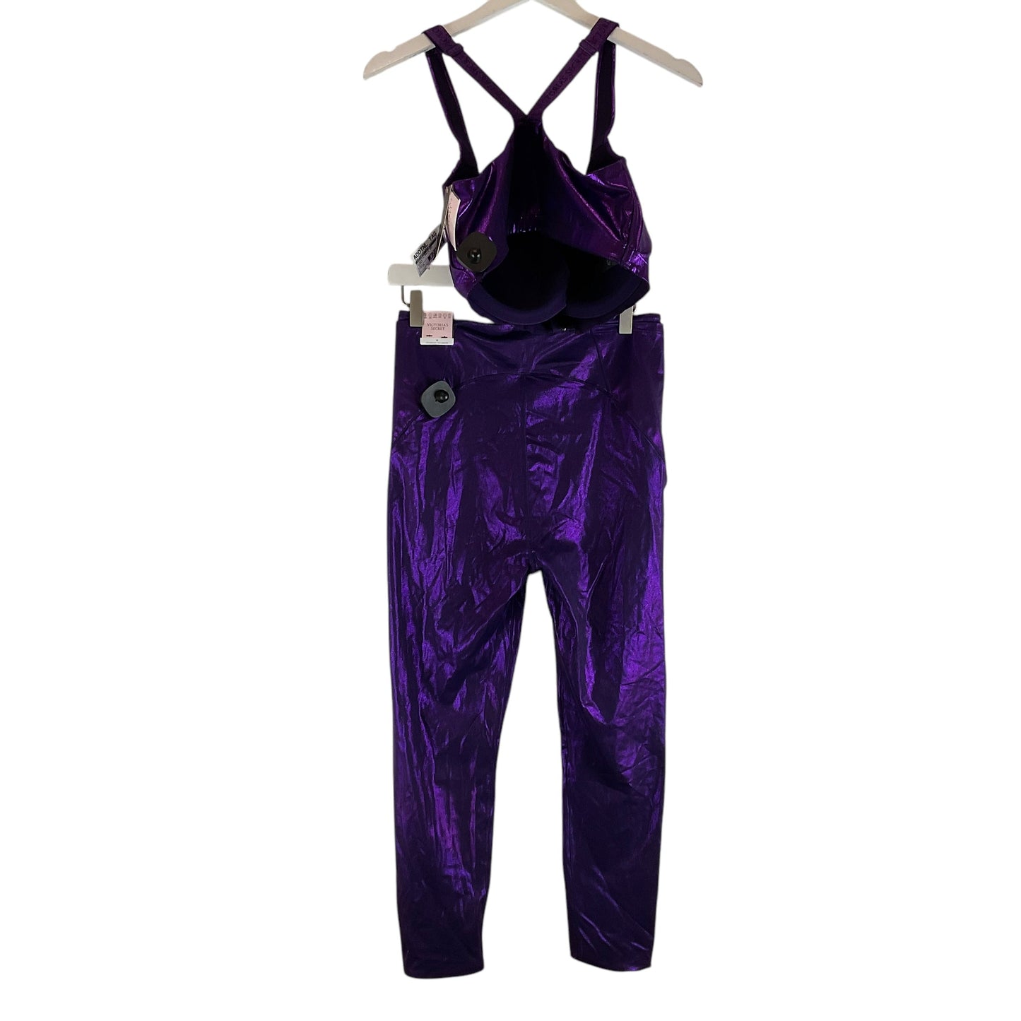 Athletic Pants 2pc By Victorias Secret In Purple, Size: 14