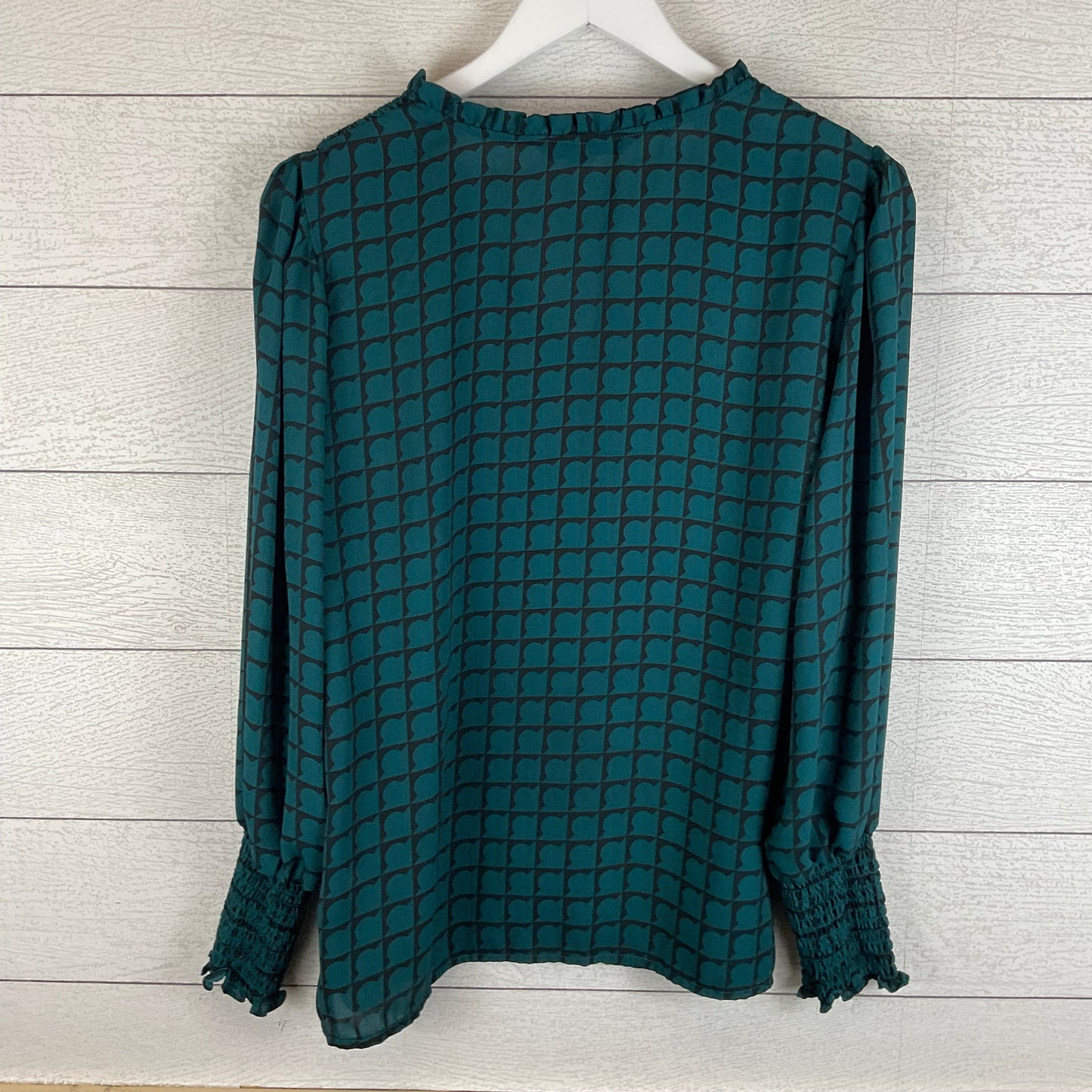 Top Long Sleeve By Zac And Rachel In Green, Size: L