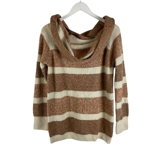 Sweater By Mystree In Cream & Tan, Size: L