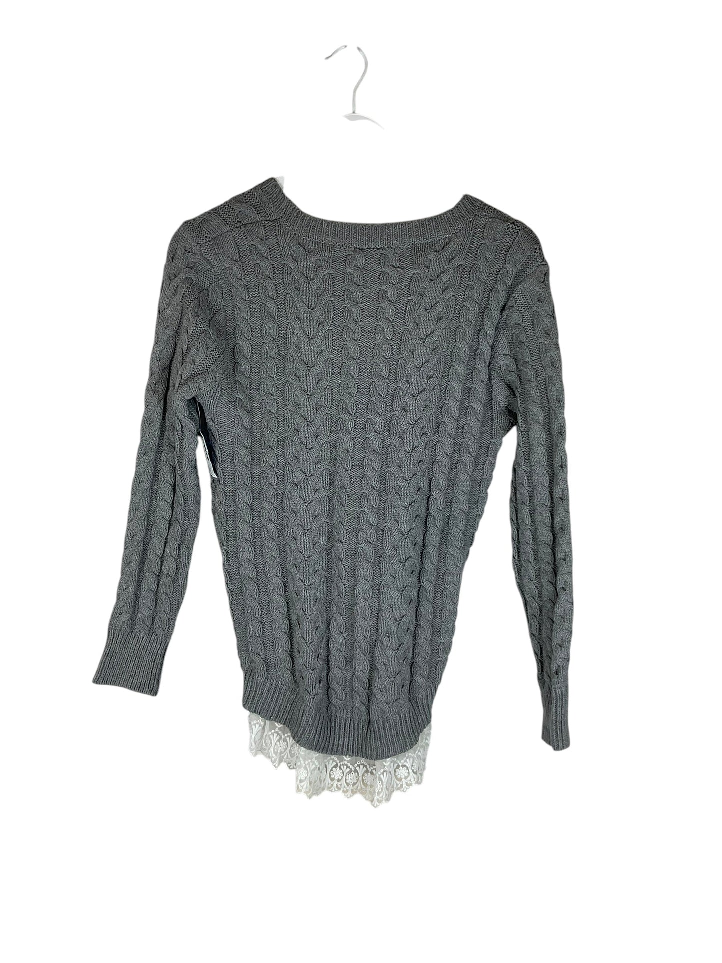 Sweater By Monteau In Grey, Size: M