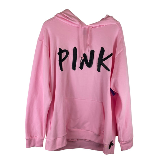 Sweatshirt Hoodie By Pink In Pink, Size: Xl