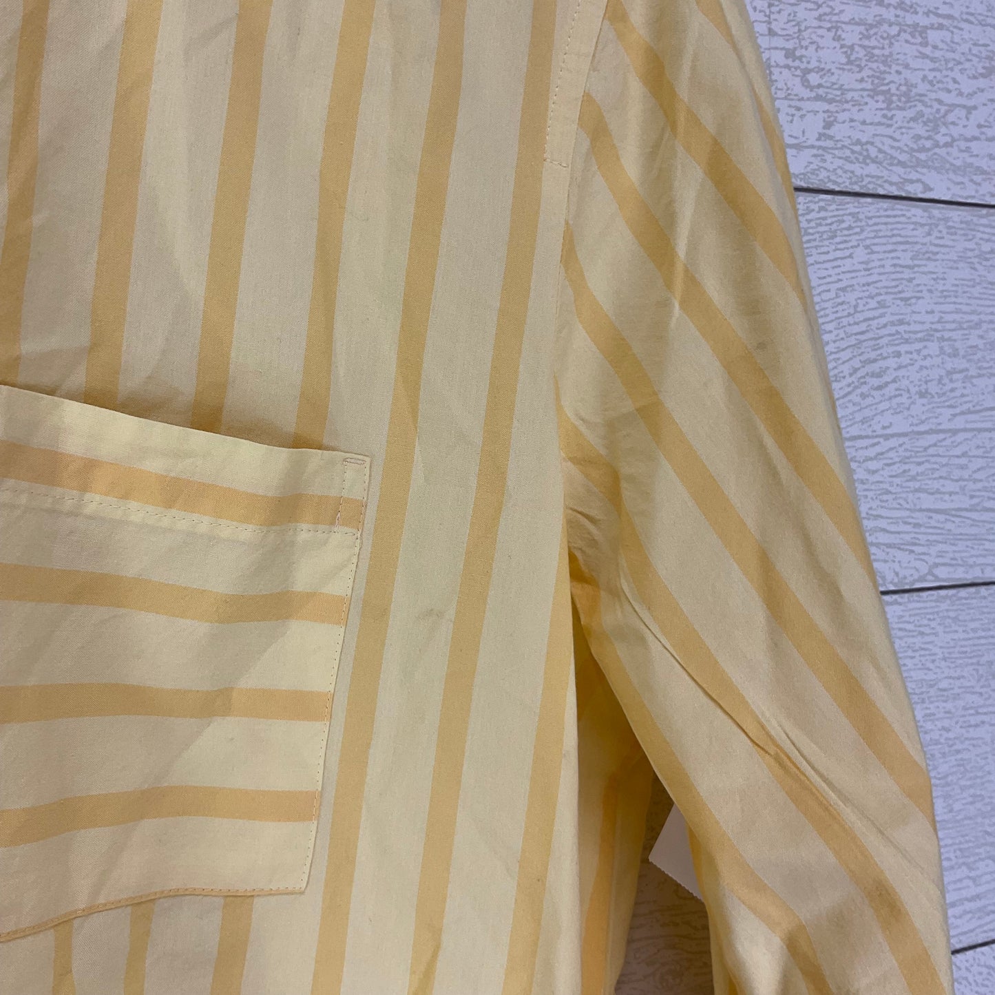 Yellow Top Long Sleeve Loft, Size S