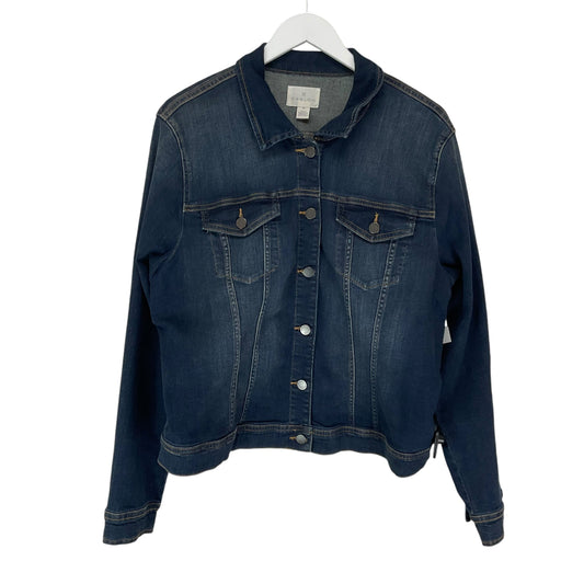 Jacket Denim By Caslon In Blue Denim, Size: Xl