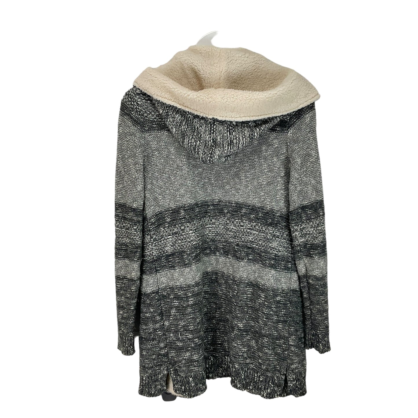 Sweater Cardigan By Clothes Mentor In Grey, Size: S