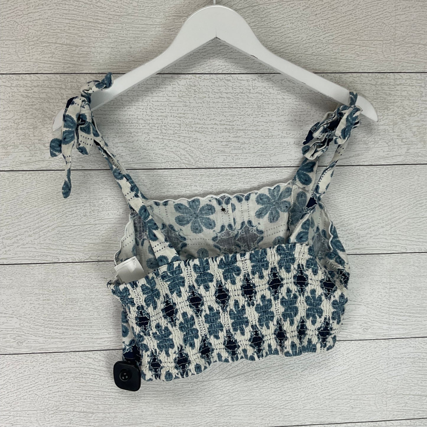 Top Sleeveless By Agua Bendita In Blue, Size: L