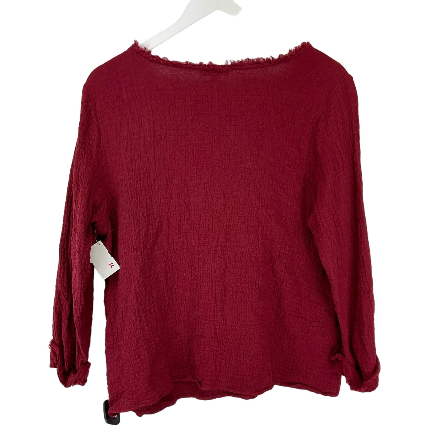 Red Top Long Sleeve Habitat, Size S