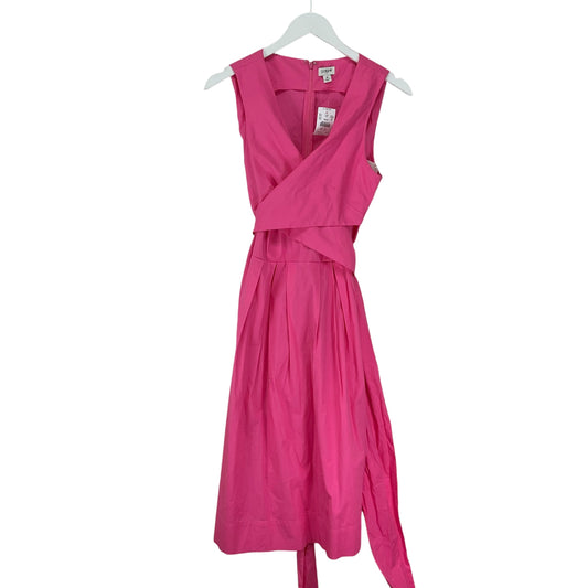 Dress Casual Midi By J. Crew In Pink, Size: 6