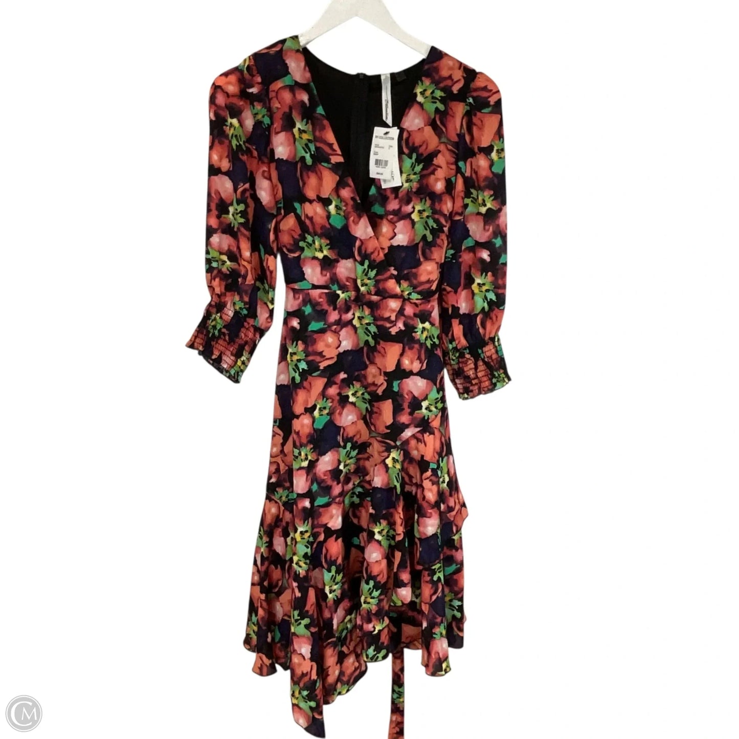 Dress Casual Midi By Ny Collection In Floral Print, Size: S