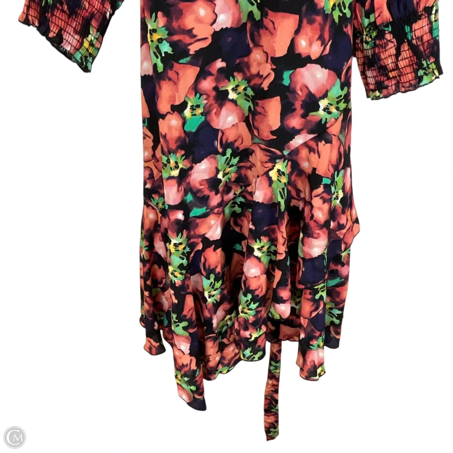 Dress Casual Midi By Ny Collection In Floral Print, Size: S