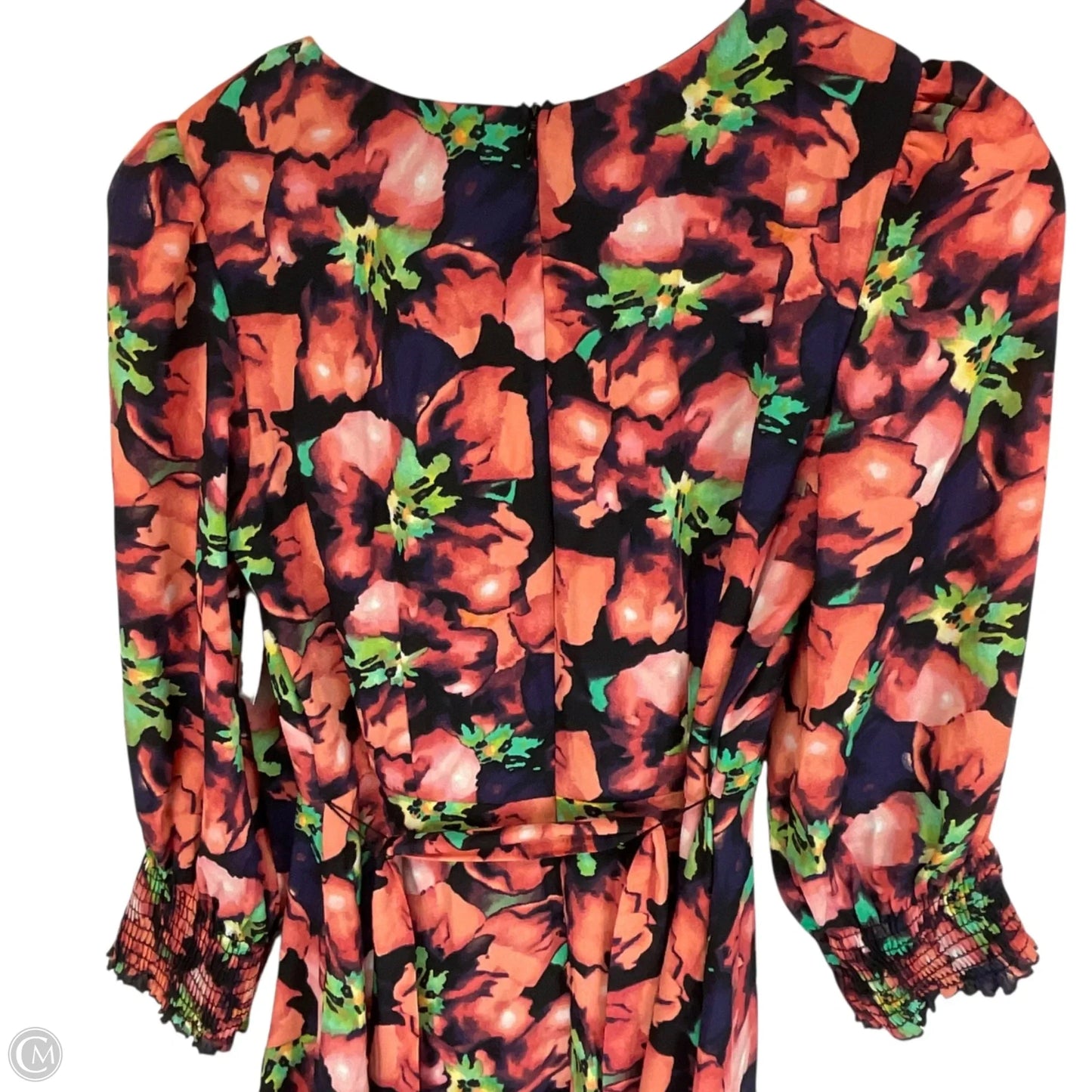 Dress Casual Midi By Ny Collection In Floral Print, Size: S