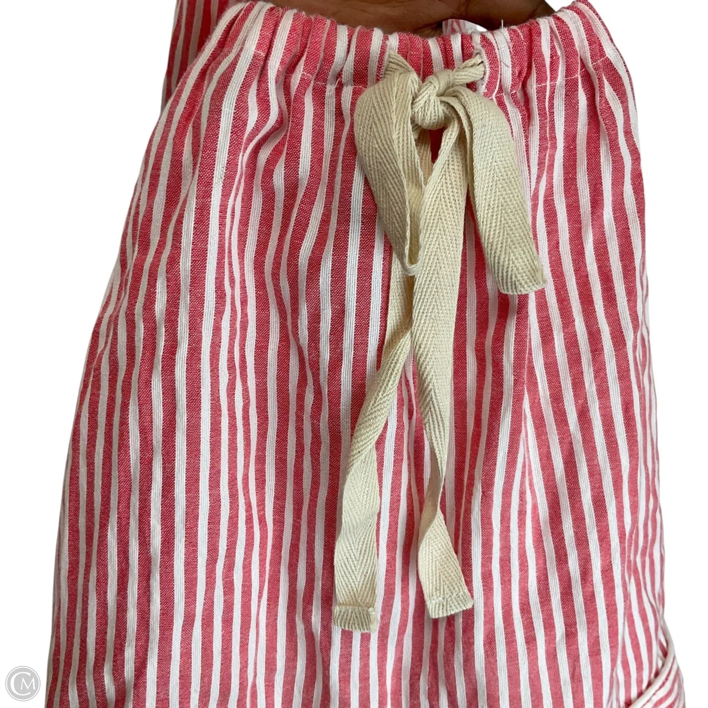 Top Sleeveless By Anthropologie In Striped Pattern, Size: Xxs