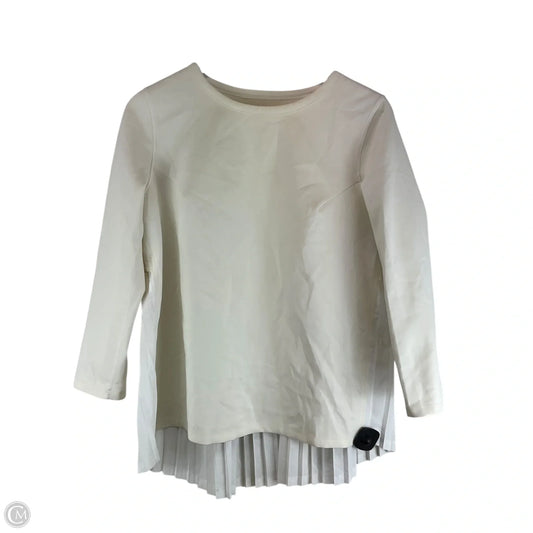 Athletic Top Long Sleeve Crewneck By Lululemon In Cream