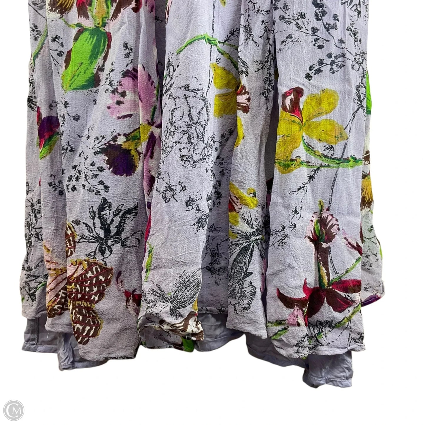 Dress Casual Midi By Anthropologie In Purple, Size: 0