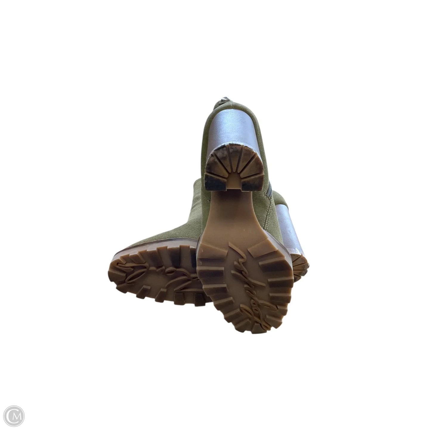 Boots Designer By Karl Lagerfeld In Green, Size: 6