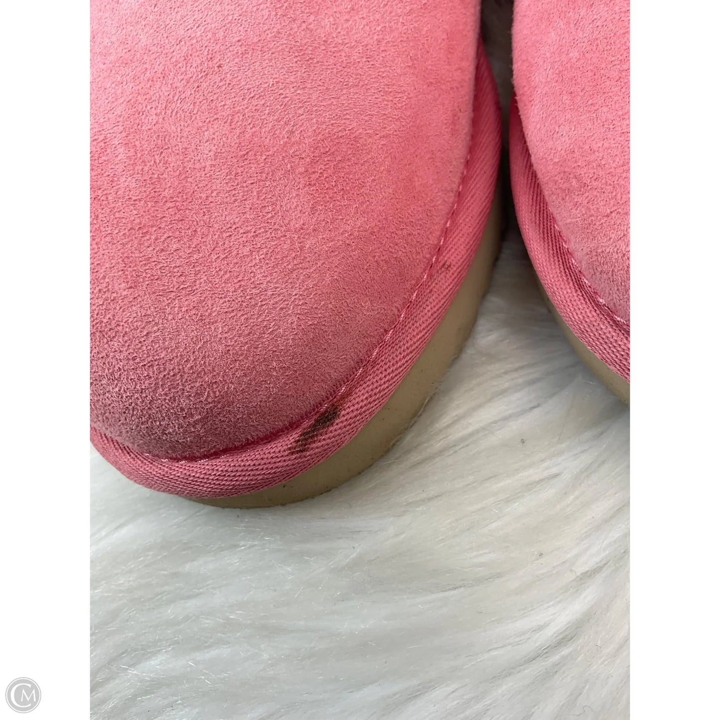 Boots Designer By Ugg In Pink, Size: 7