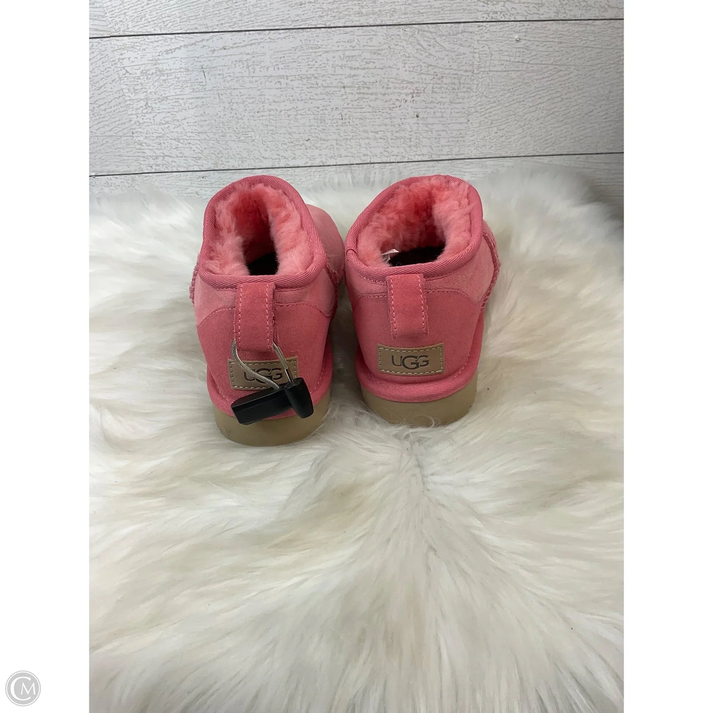 Boots Designer By Ugg In Pink, Size: 7