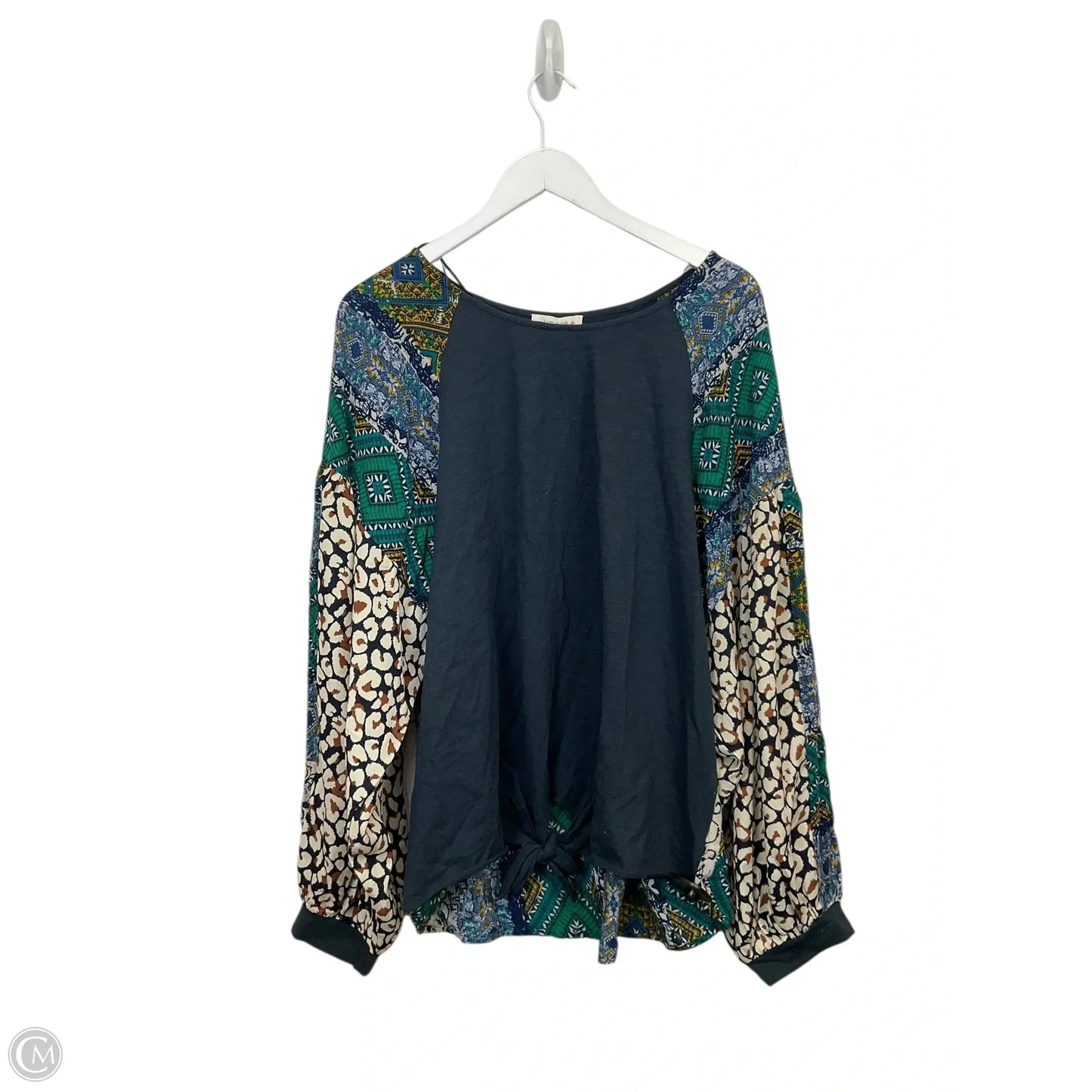 Top Long Sleeve By Umgee In Blue, Size: 1x