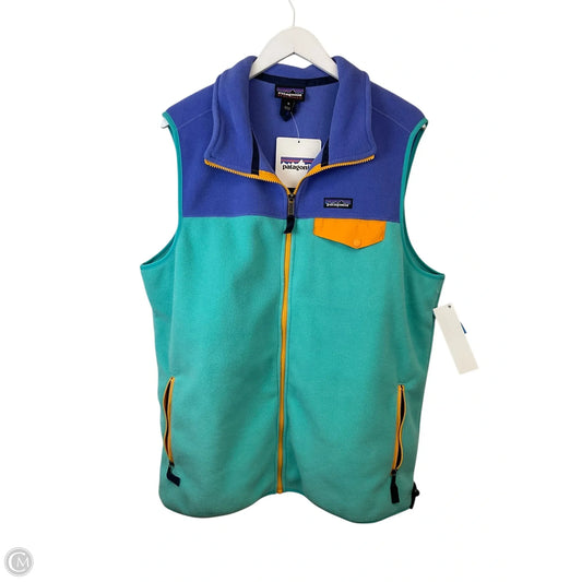 Vest Fleece By Patagonia In Blue, Size: Xl
