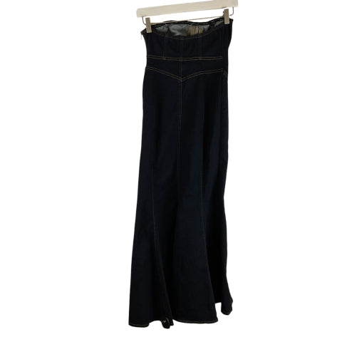 Dress Casual Maxi By Urban Outfitters In Blue Denim, Size: S