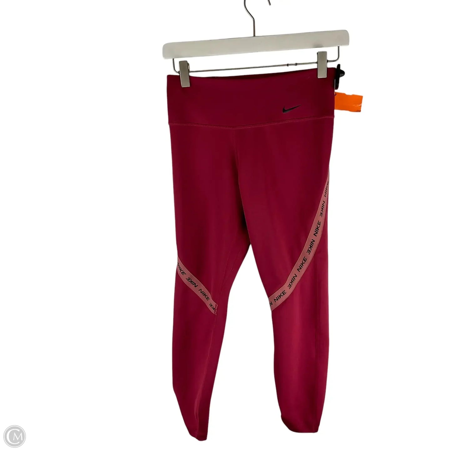 Athletic Leggings By Nike In Red, Size: S