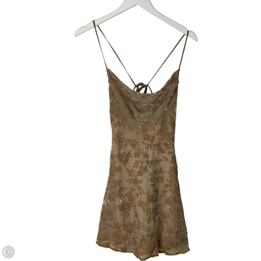 Dress Casual Short By Clothes Mentor In Brown, Size: M