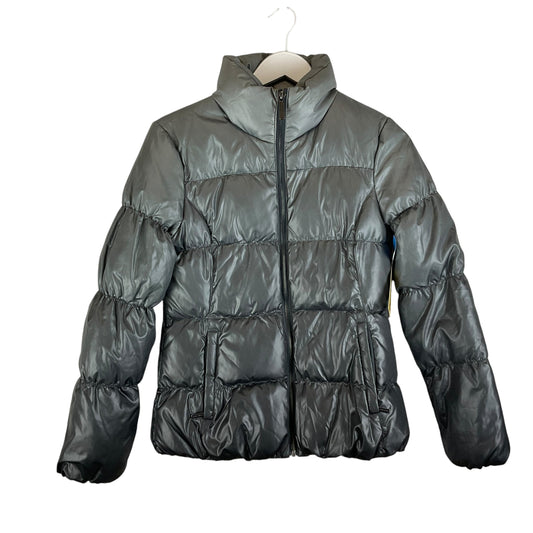 Jacket Puffer & Quilted By Michael By Michael Kors In Grey, Size: S