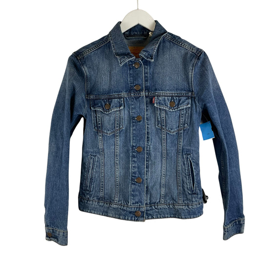 Jacket Denim By Levis In Blue Denim, Size: S