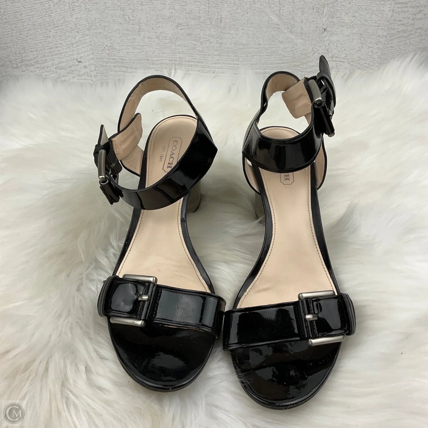 Shoes Designer By Coach In Black, Size: 7.5