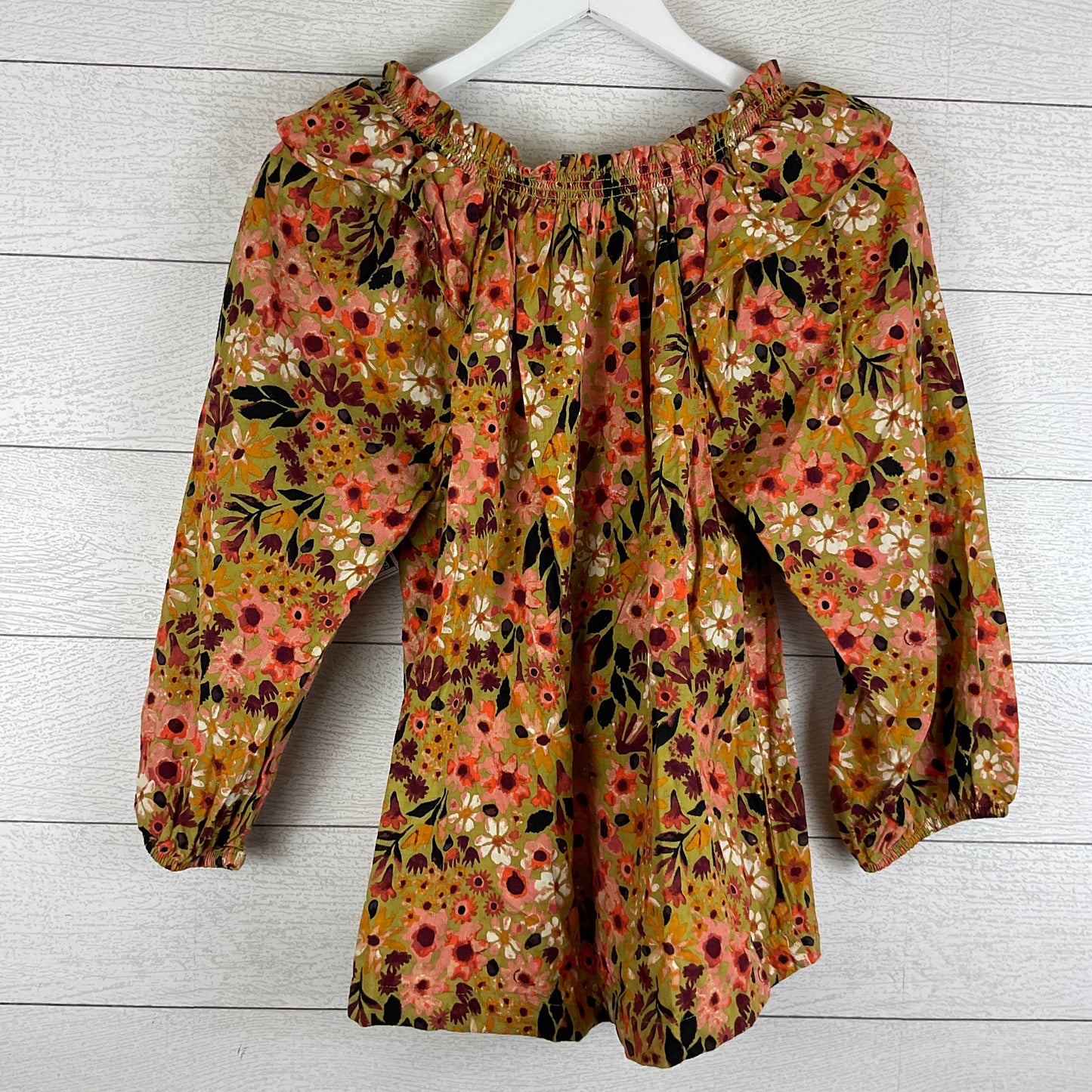 Top Long Sleeve By Sonoma In Floral Print, Size: M