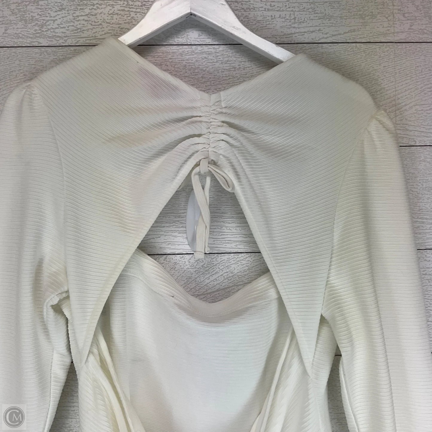 Dress Casual Midi By Betsey Johnson In White, Size: Xl