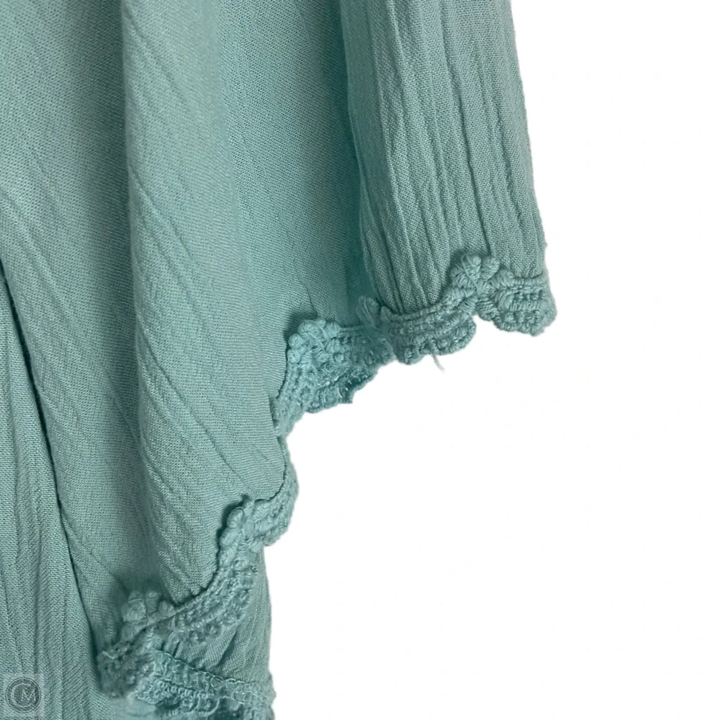 Top Long Sleeve Basic By Anthropologie In Blue, Size: S