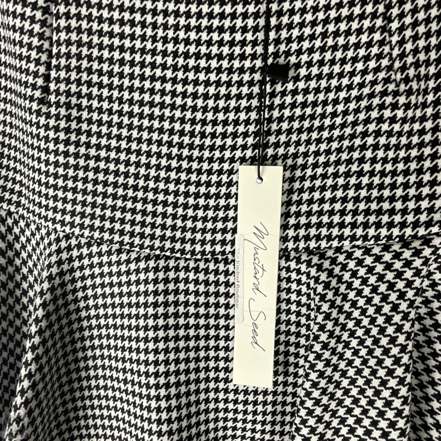 Skirt Mini & Short By Mustard Seed In Black & White, Size: S