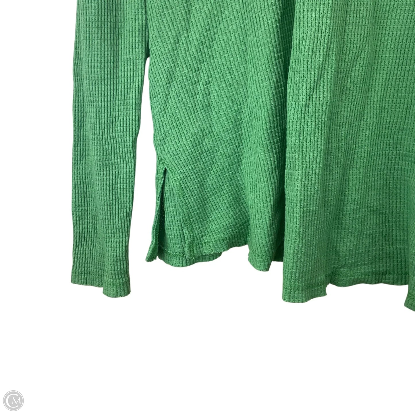 Top Long Sleeve Basic By T.la In Green, Size: M