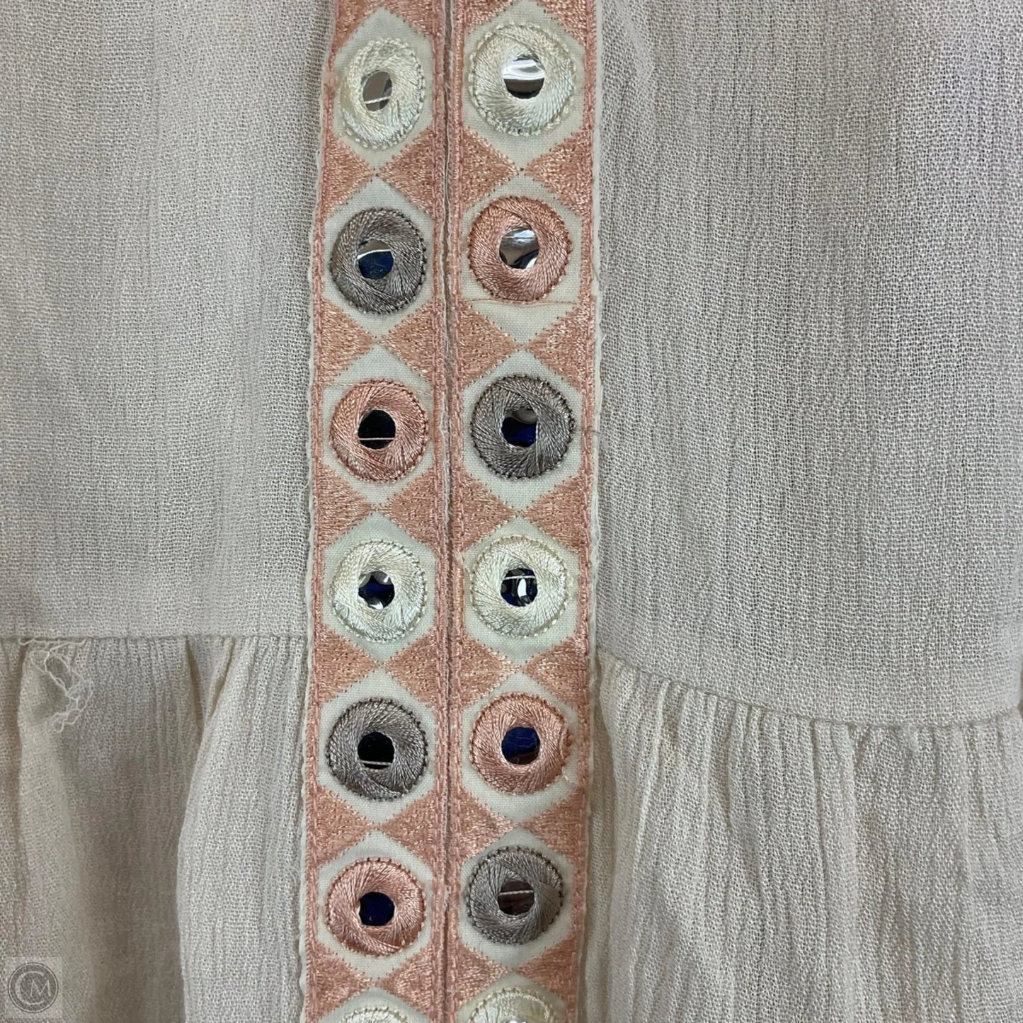 Top Sleeveless By Pol In Cream, Size: M