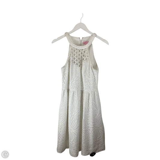 Dress Designer By Lilly Pulitzer In White, Size: 8