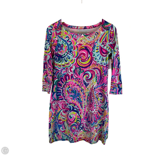 Dress Designer By Lilly Pulitzer In Blue & Purple, Size: S