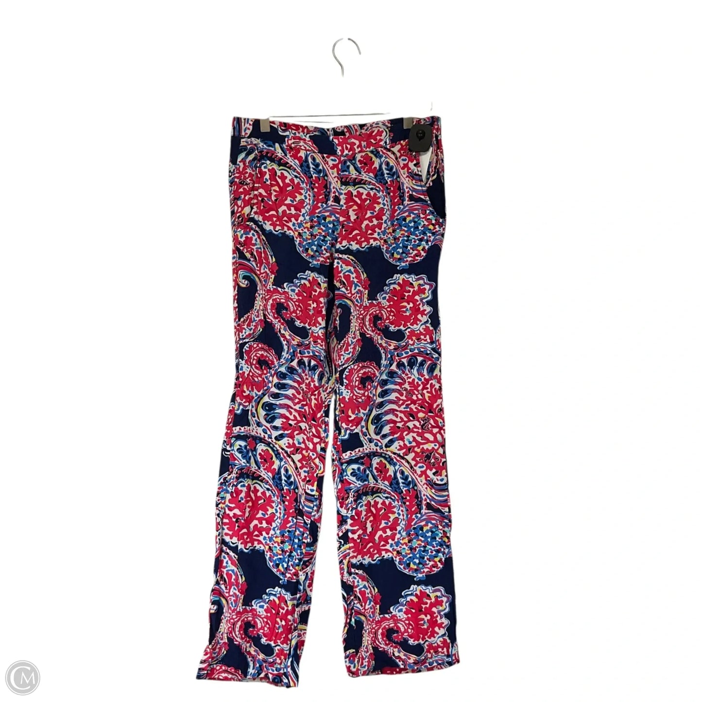 Pants Designer By Lilly Pulitzer In Blue & Red, Size: S