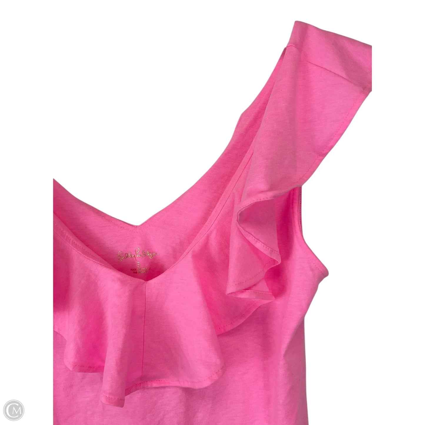 Top Sleeveless Designer By Lilly Pulitzer In Pink, Size: S