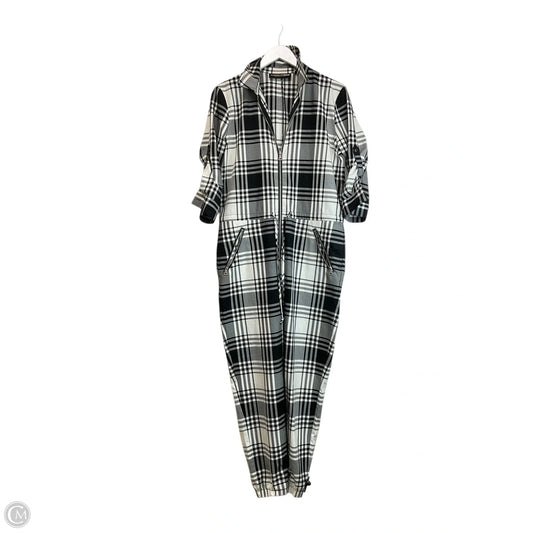 Jumpsuit By Clothes Mentor In Plaid Pattern, Size: S
