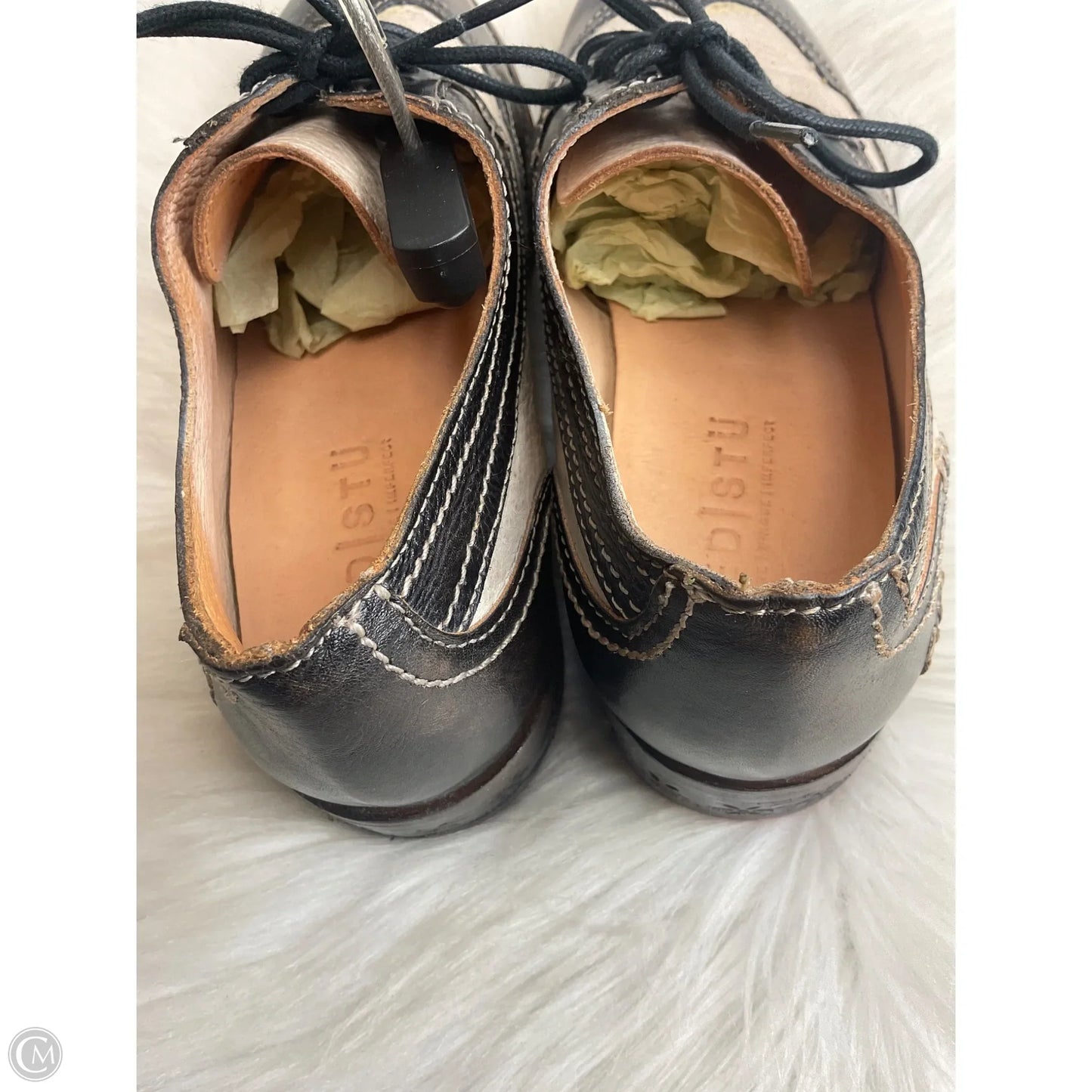 Shoes Sneakers By Bed Stu In Black & White, Size: 7