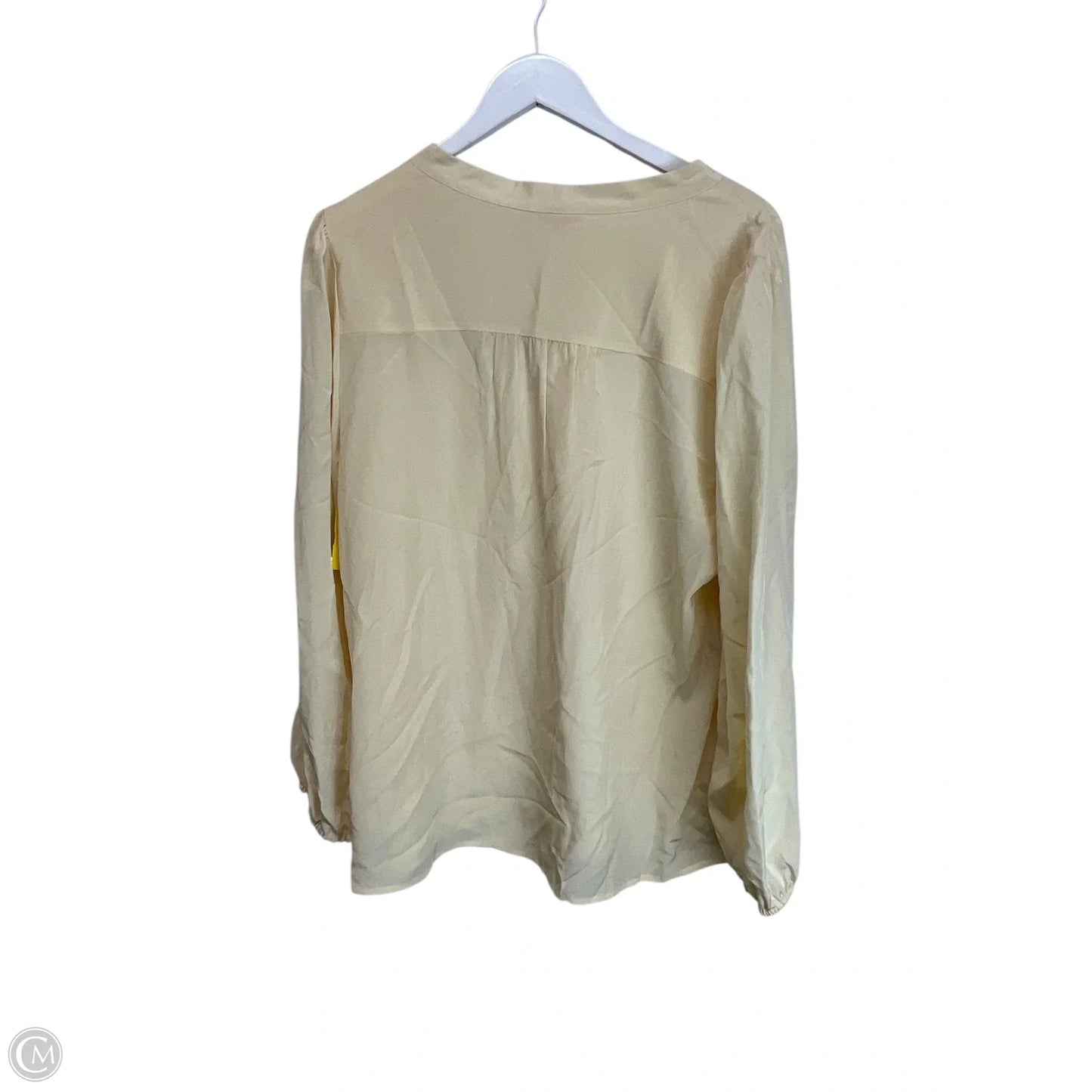 Top Long Sleeve Designer By Lilly Pulitzer In Yellow, Size: Xl