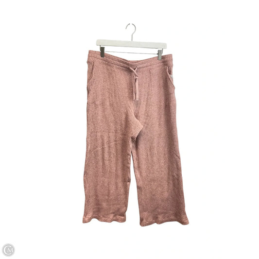 Pants Lounge By Loft In Pink, Size: Xl