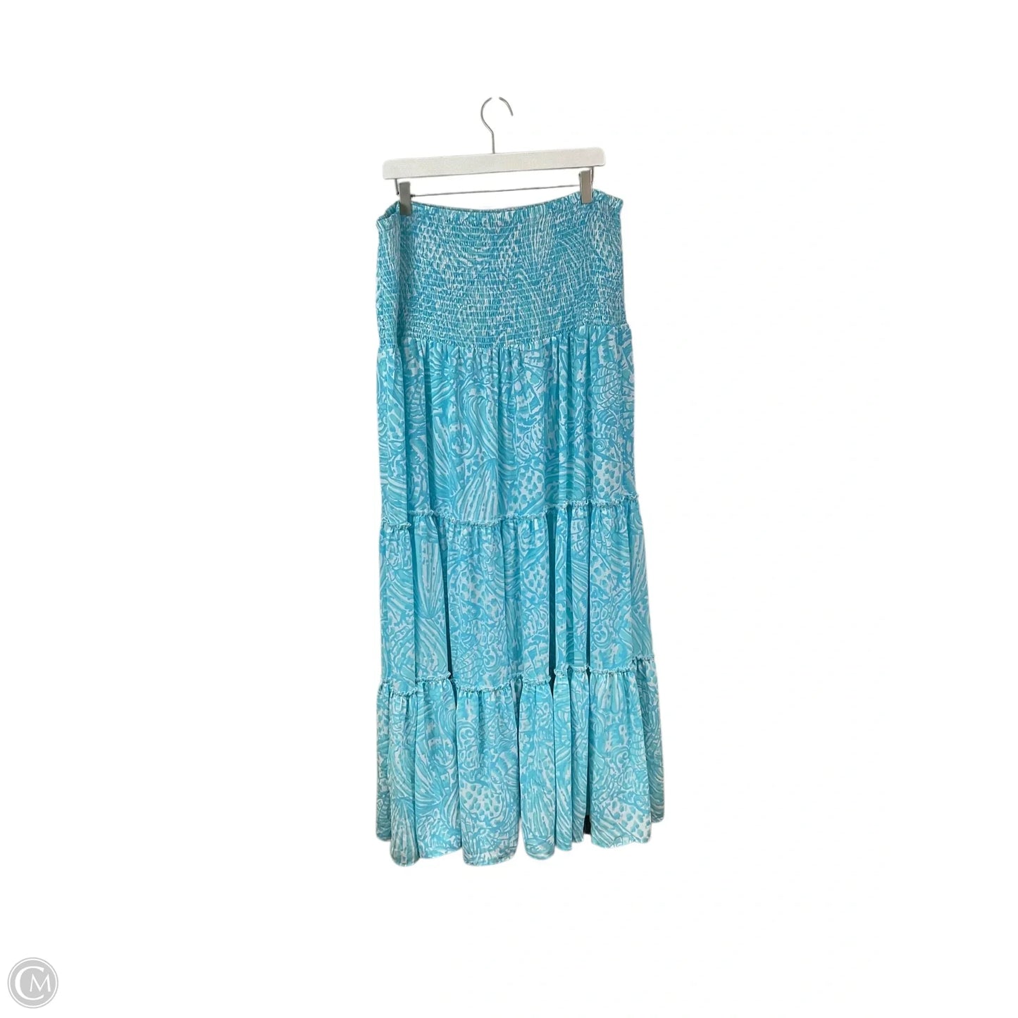 Dress Designer By Lilly Pulitzer In Aqua, Size: Xl