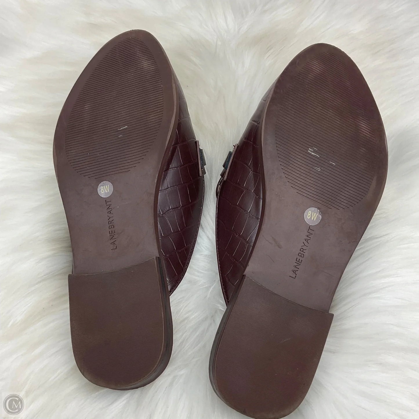 Shoes Flats By Lane Bryant In Brown, Size: 8